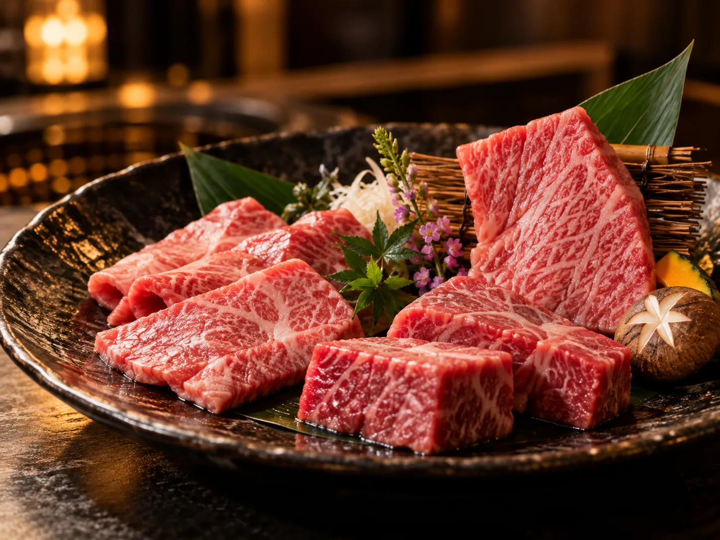 牛肉の盛り合わせ